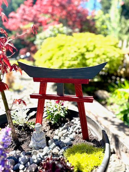 Torii Gate Garden Accessory