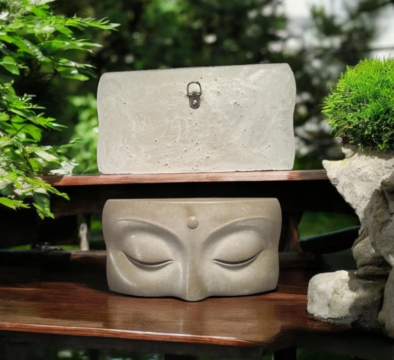 Eyes of the Buddha Stone Statute