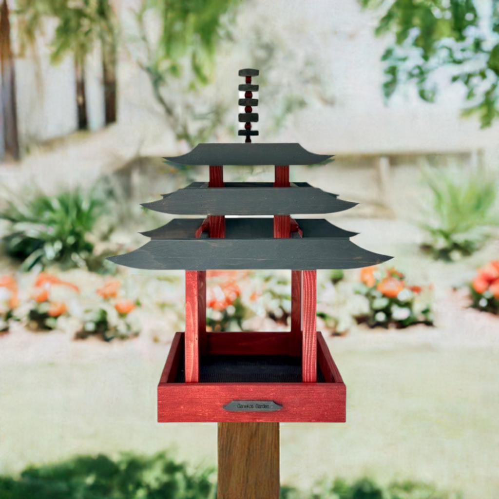 Grand Pagoda XL Asian Style Platform Bird Feeder