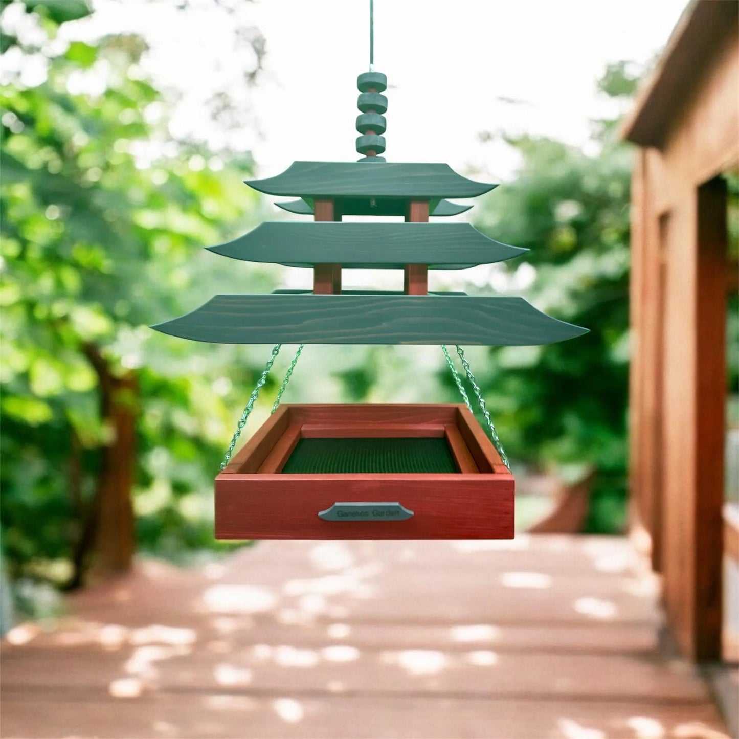 Pagoda Asian Style Large Bird Feeder