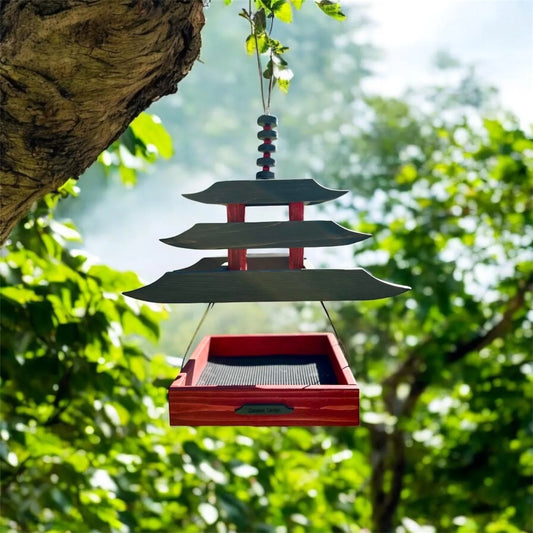 Pagoda Asian Style Large Bird Feeder