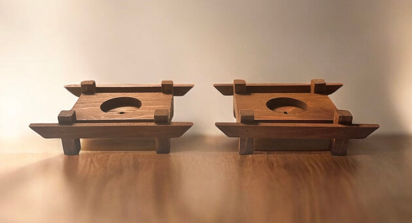 Rustic Asian Tea Light Holder