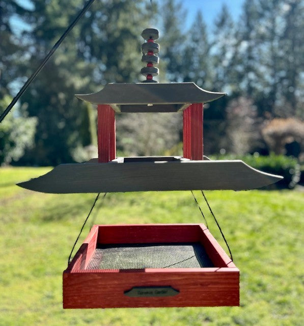 Temple Asian Style Large Bird Feeder