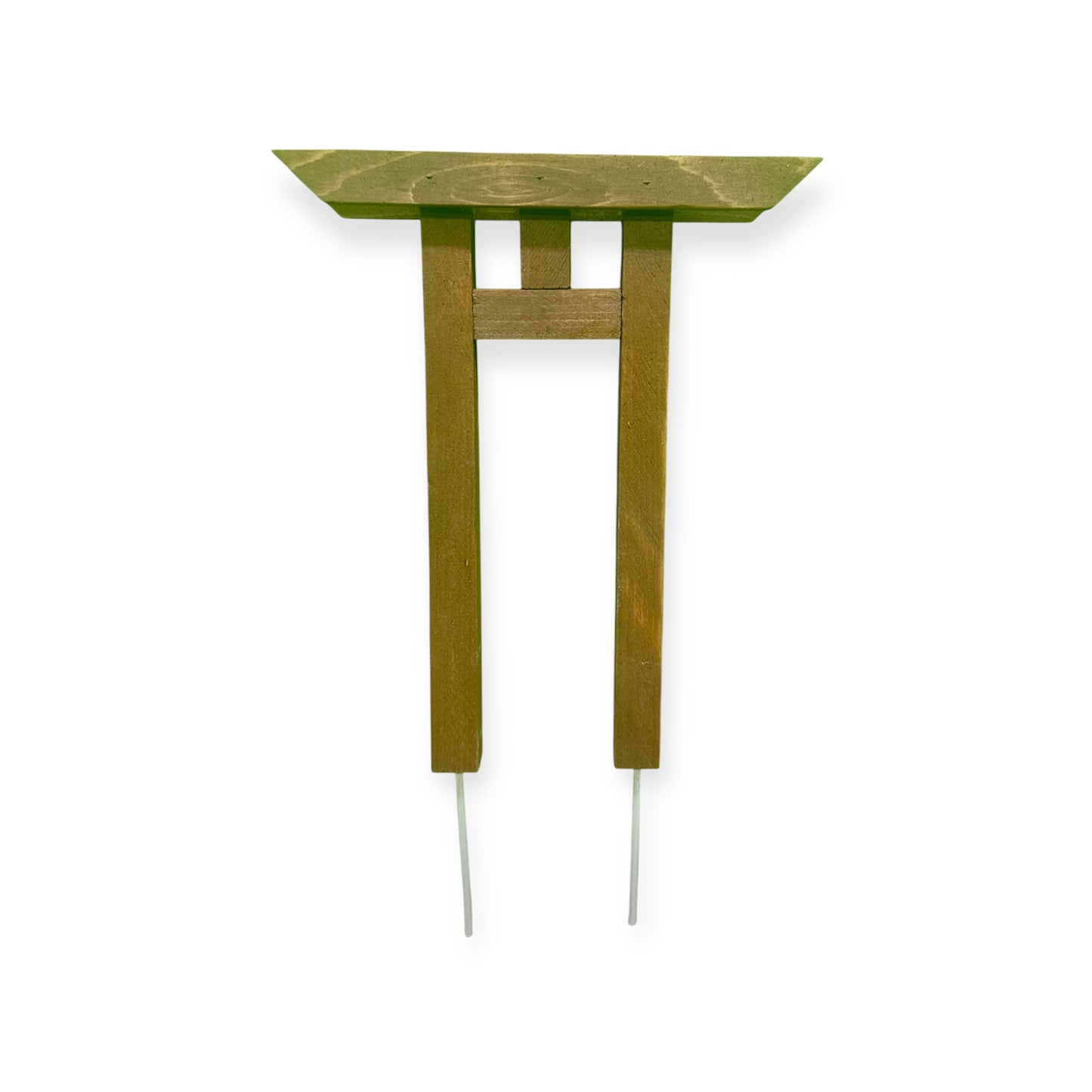 Torii Gate Rustic Planter Garden Pot stake